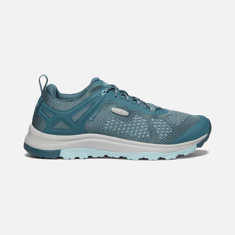 Keen Terradora II Vent Wanderschuhe Damen DE-06541 Tapestry/Blue Glow - Keen Damenschuhe Blau